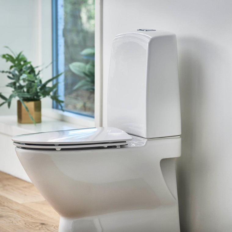 Ifö Spira Art gulvstående toilet med Rimfree teknologi