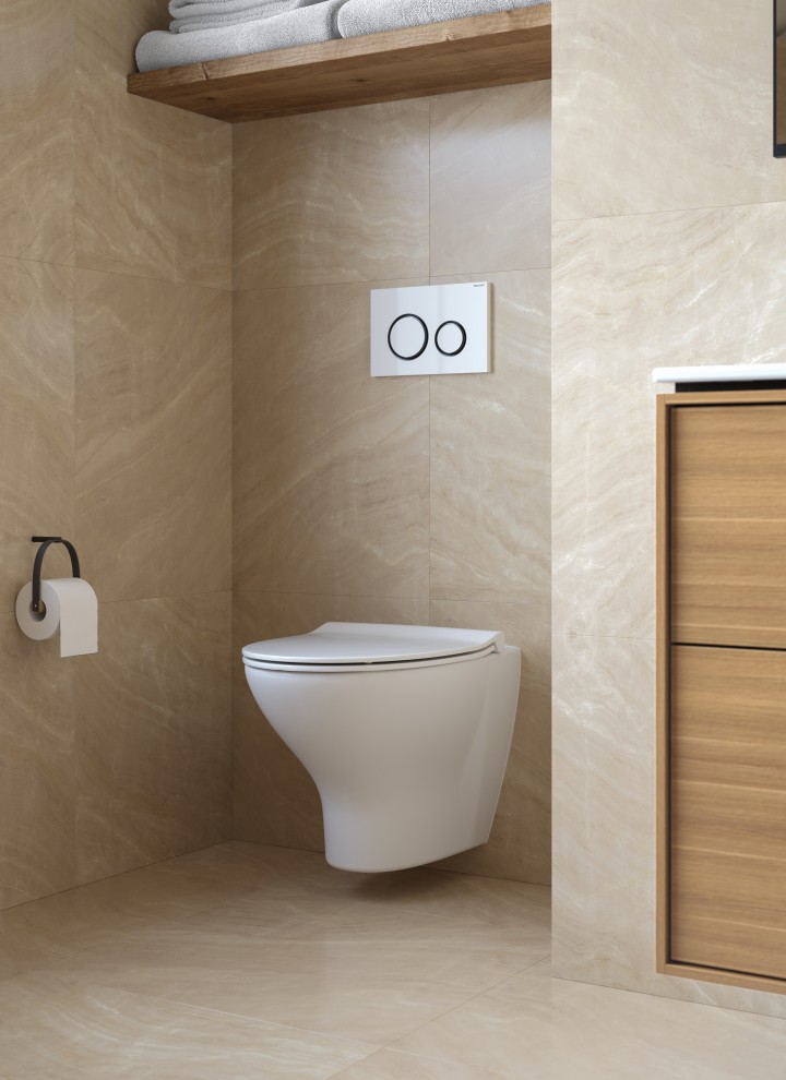 Væghængt toilet Væghængt toilet
