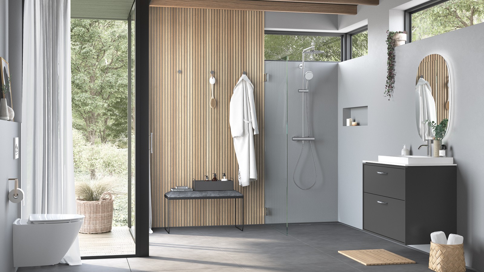 Ifö Showerama bruseløsning Ifö Showerama bruseløsning
