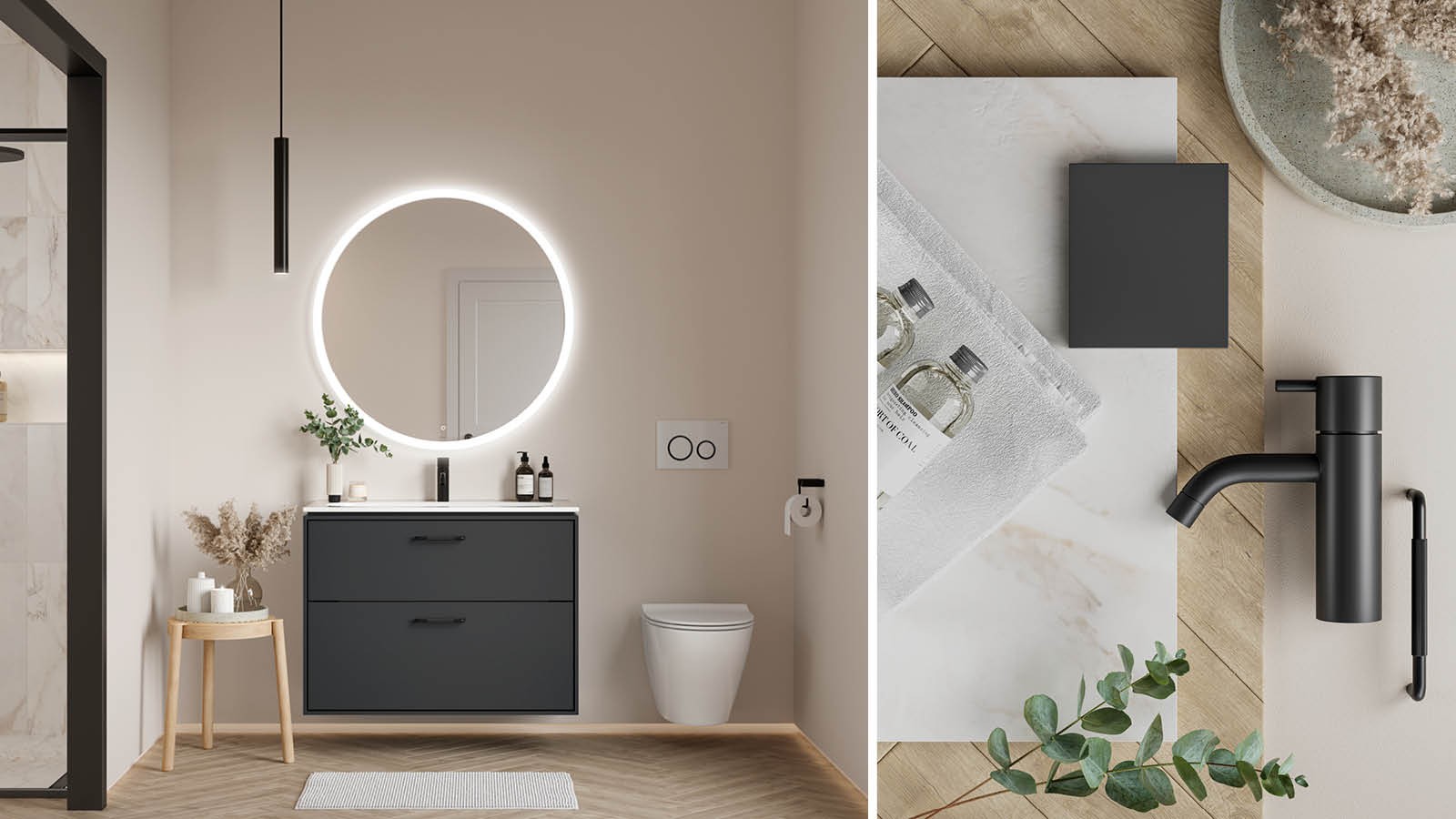 Skandinavisk badeværelse fra Ifö Skandinavisk badeværelse fra Ifö