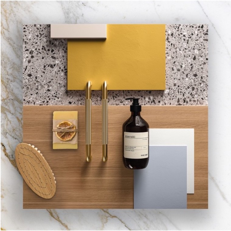 Moodboard gul Moodboard gul