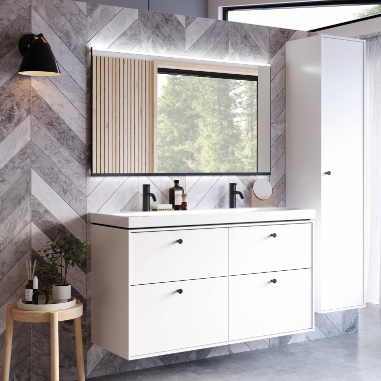 Ifö Sense Art badeværelsesmøbel og højskab Ifö Sense Art badeværelsesmøbel og højskab