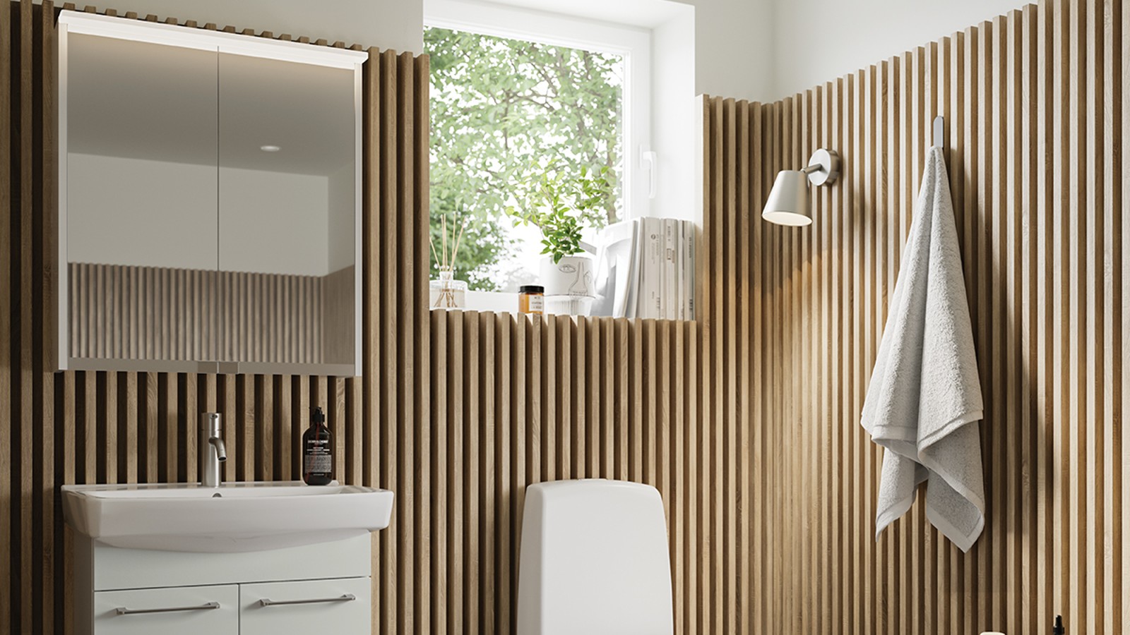 Ifö badeværelse med spejlskab Ifö badeværelse med spejlskab