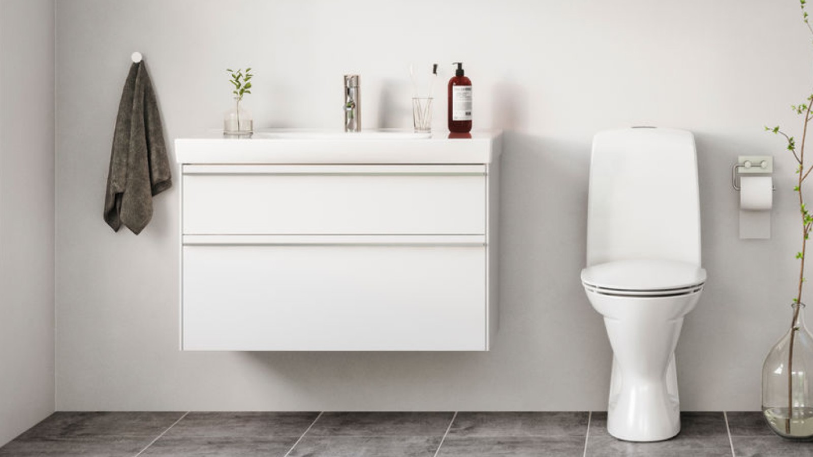 Sense Pro møbelpakke i hvid Sense Pro møbelpakke i hvid