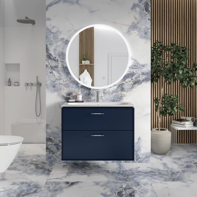 Ifö Sense Art badeværelsesmøbel og Showerama bruseløsning Ifö Sense Art badeværelsesmøbel og Showerama bruseløsning