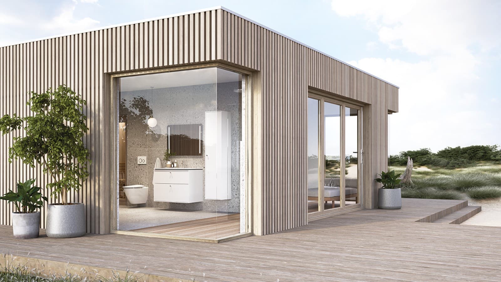 Ifö badeværese udefra Ifö badeværese udefra