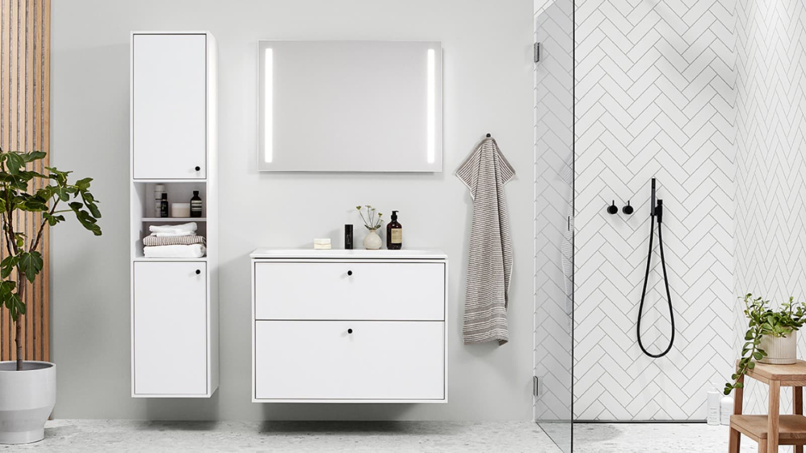 Hvidt Ifö badeværelse Hvidt Ifö badeværelse