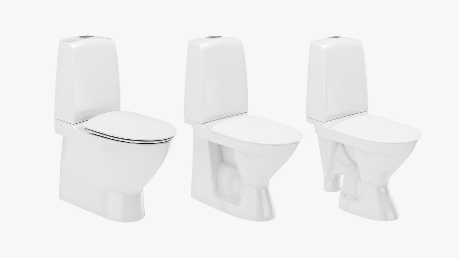 Ifö toiletter med S-lås Ifö toiletter med S-lås