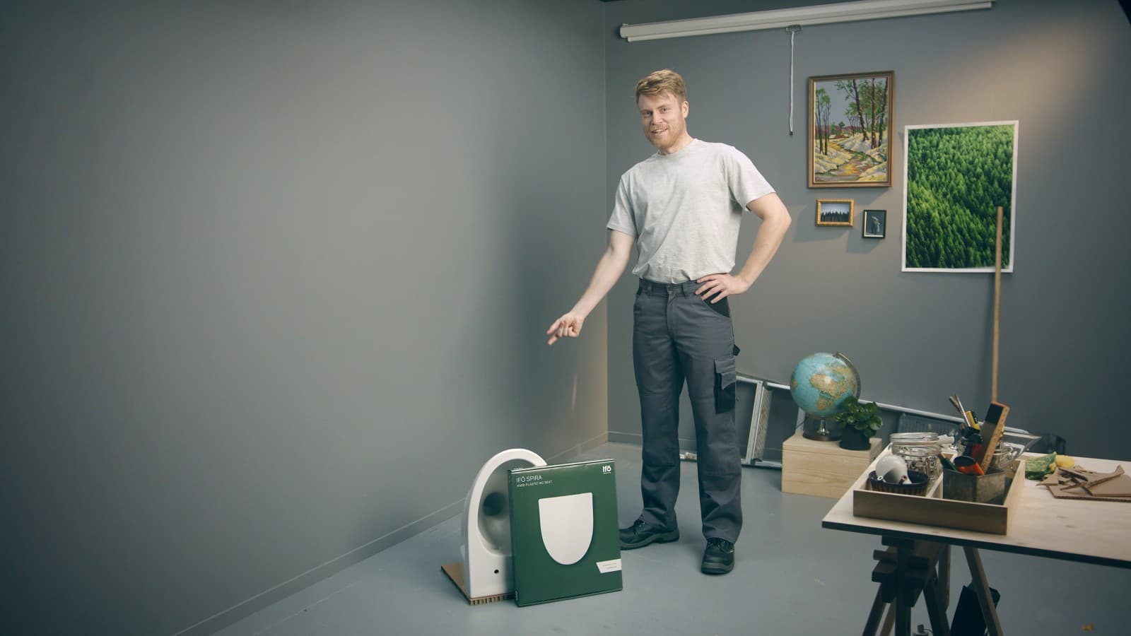 Toilet og sæde i samme pakke Toilet og sæde i samme pakke